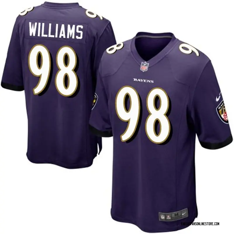 Men S Baltimore Ravens Brandon Williams Purple Game Team Color Jersey By Nike