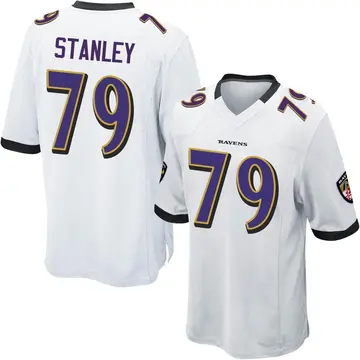 Youth Baltimore Ravens Ronnie Stanley White Game Jersey